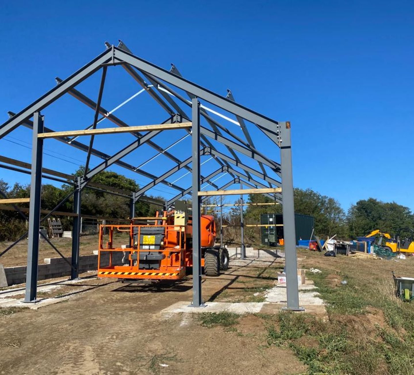 Commercial steel frame