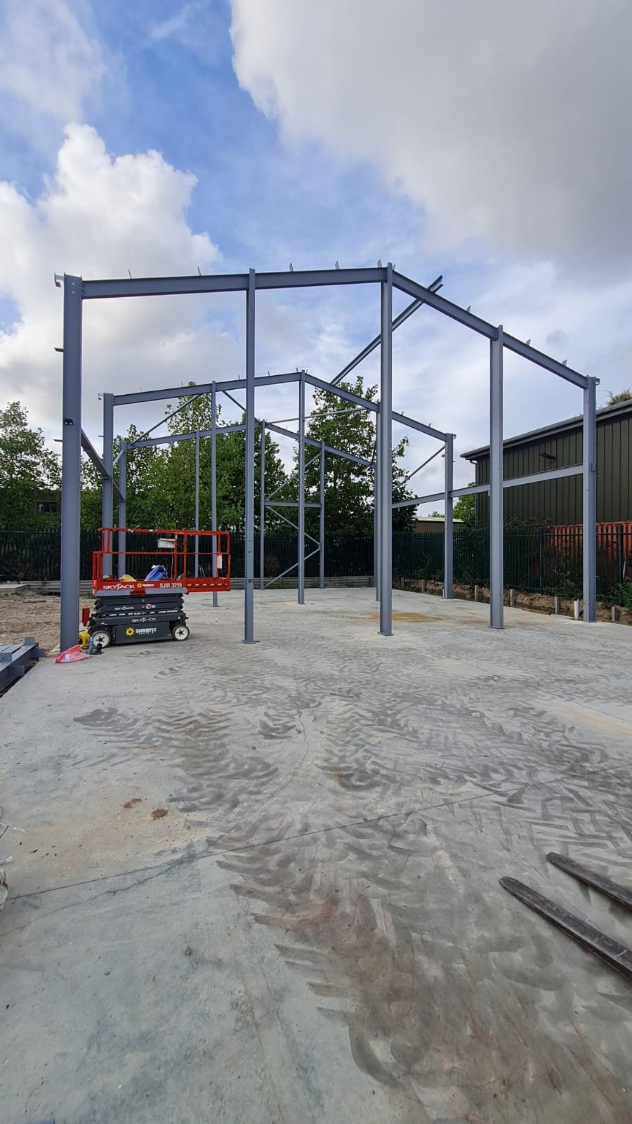 Steel frame